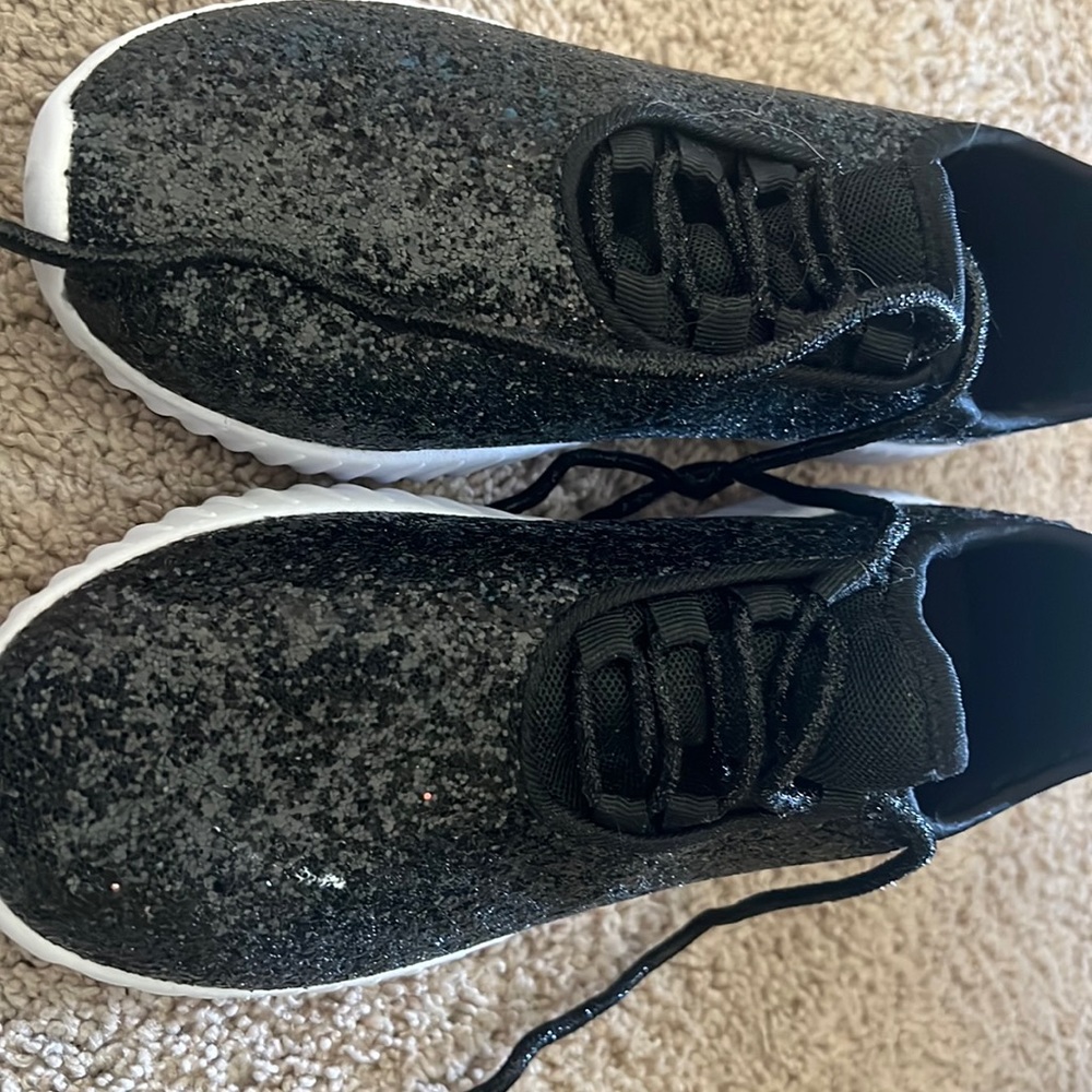 Glitter Black Sneakers